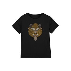 Beauty And The Beast Childrens/Kids Beast Head T-Shirt / Black